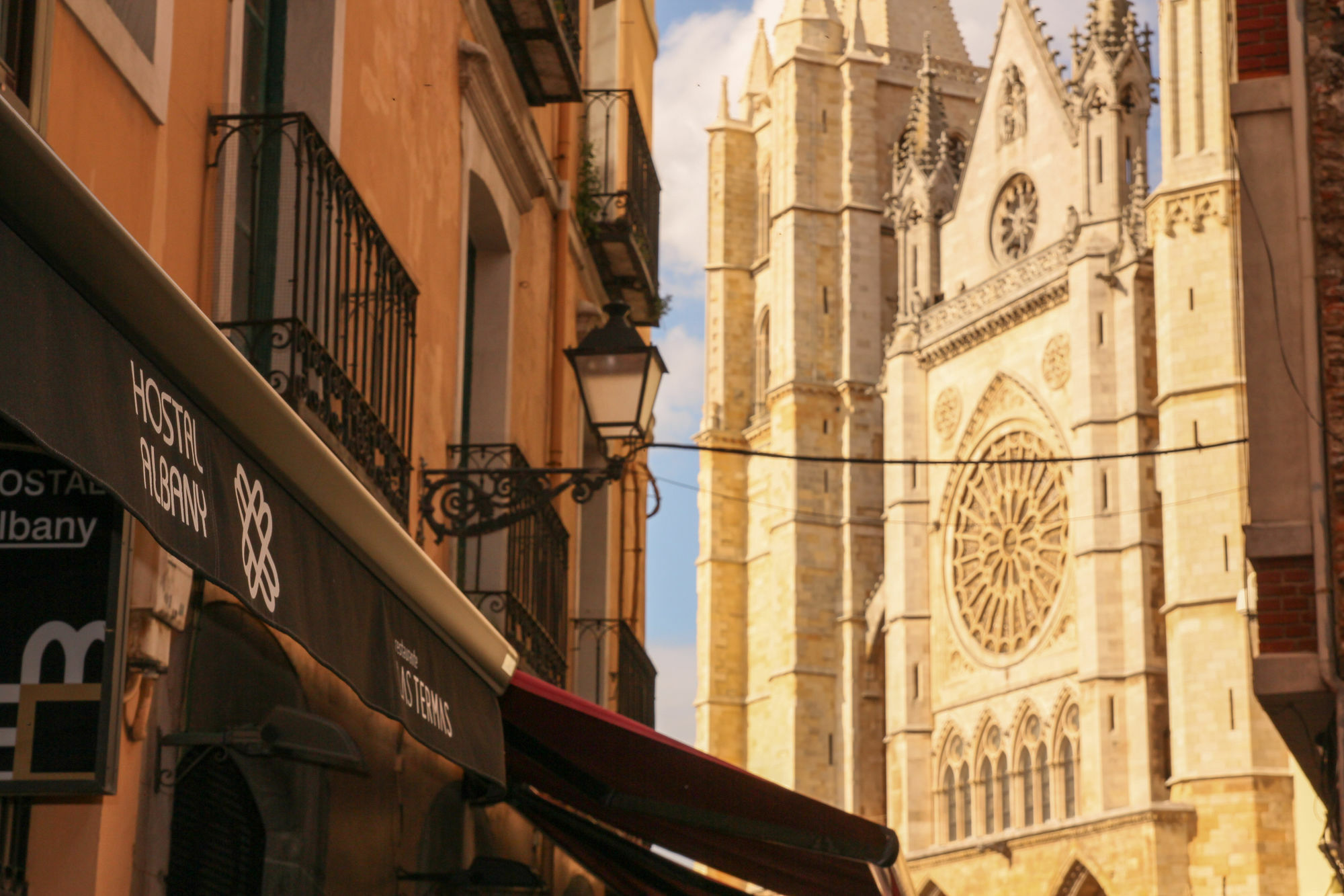 Albany Ancha Hotel Leon Exterior photo The cathedral of St. Etienne